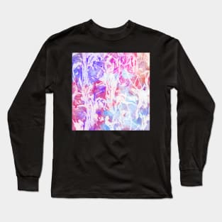 Watercolour Patterns Red Long Sleeve T-Shirt